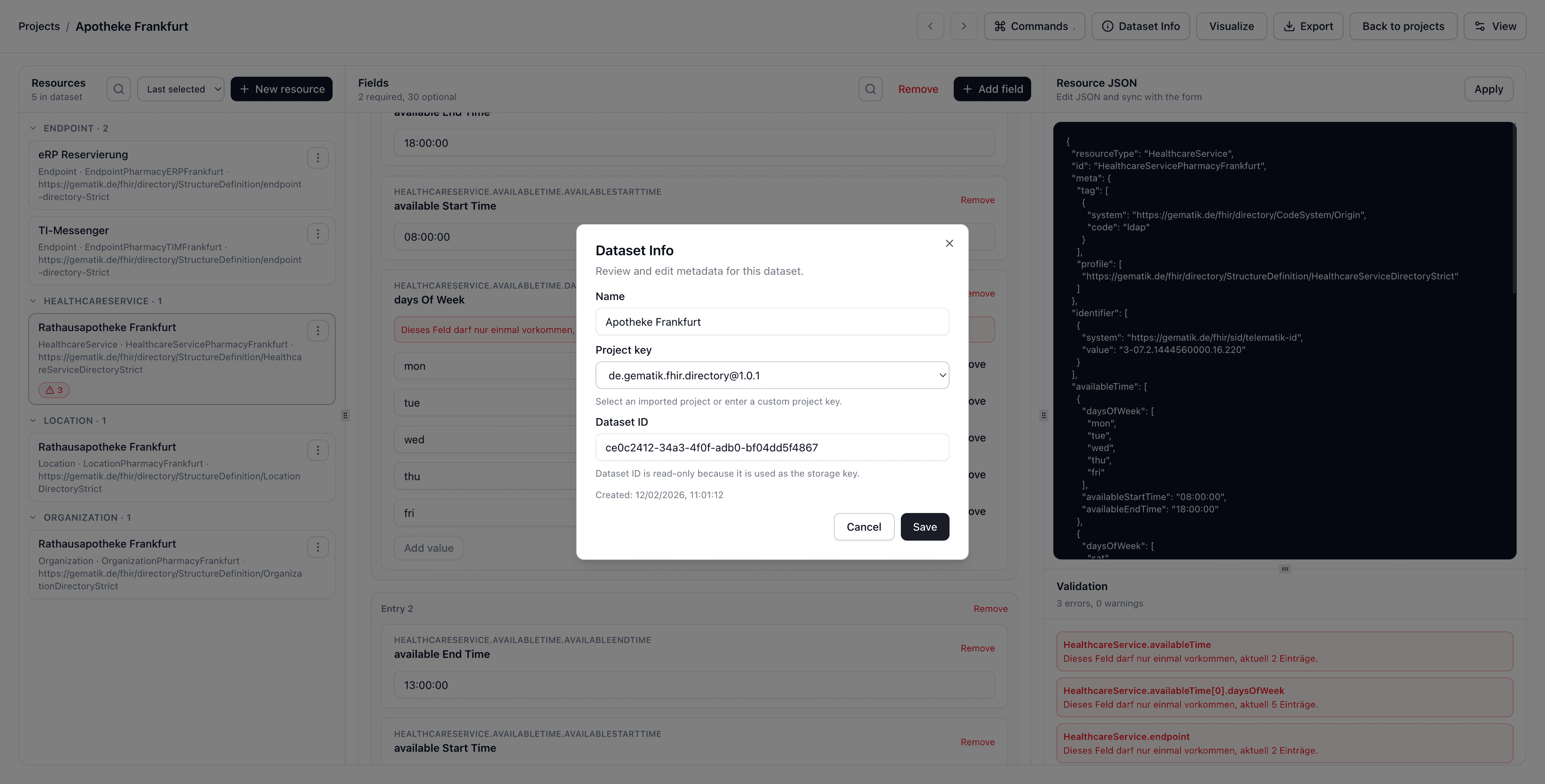 Dataset-Metadaten im Griff